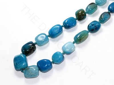 Blue Oval Agate Stones | The Design Cart (3785175466018)
