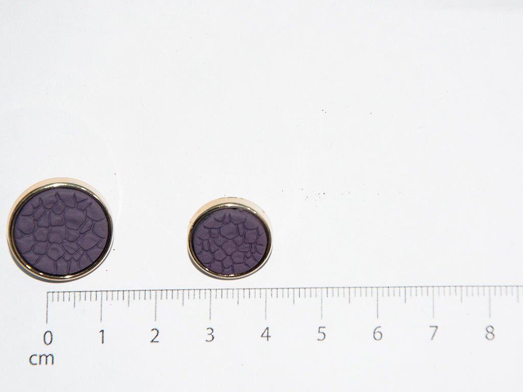 Purple Designer Acrylic Suit Buttons