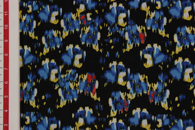 Multicolor Printed Crepe Fabric