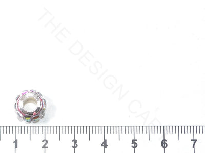 Multicolour Spacer Beads with Glass Stones | The Design Cart (3840768081954)