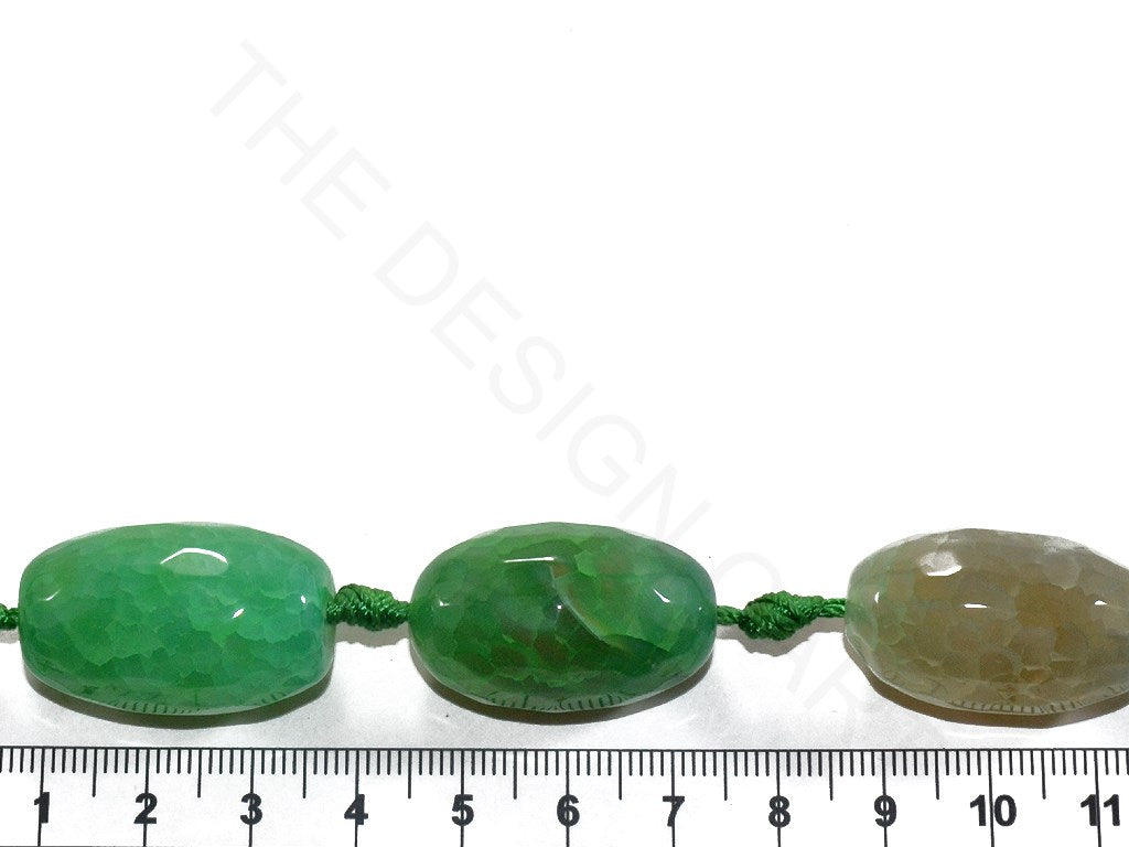 Green Oval Agate Stones | The Design Cart (3785176023074)