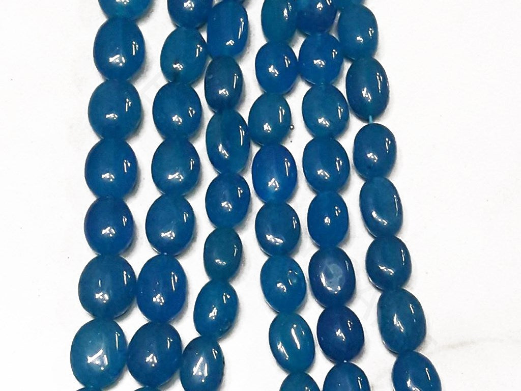 Blue Faceted Quartz Tumble Beads | The Design Cart (4333700382789)