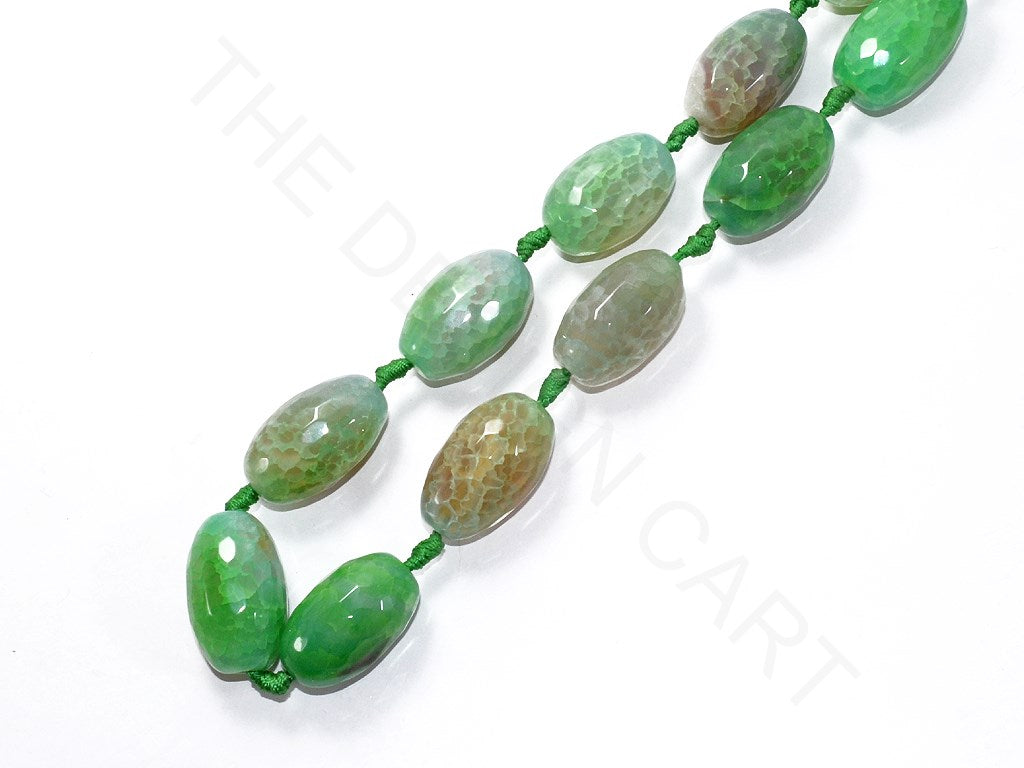 Green Oval Agate Stones | The Design Cart (3785176023074)