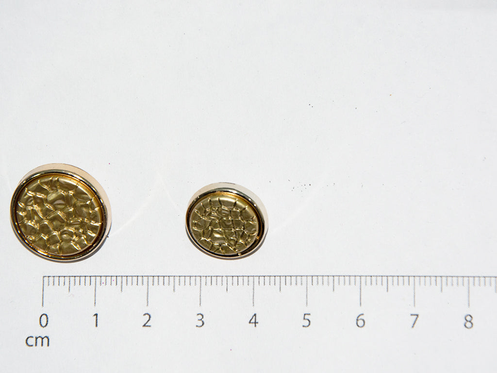 Golden Designer Acrylic Suit Buttons