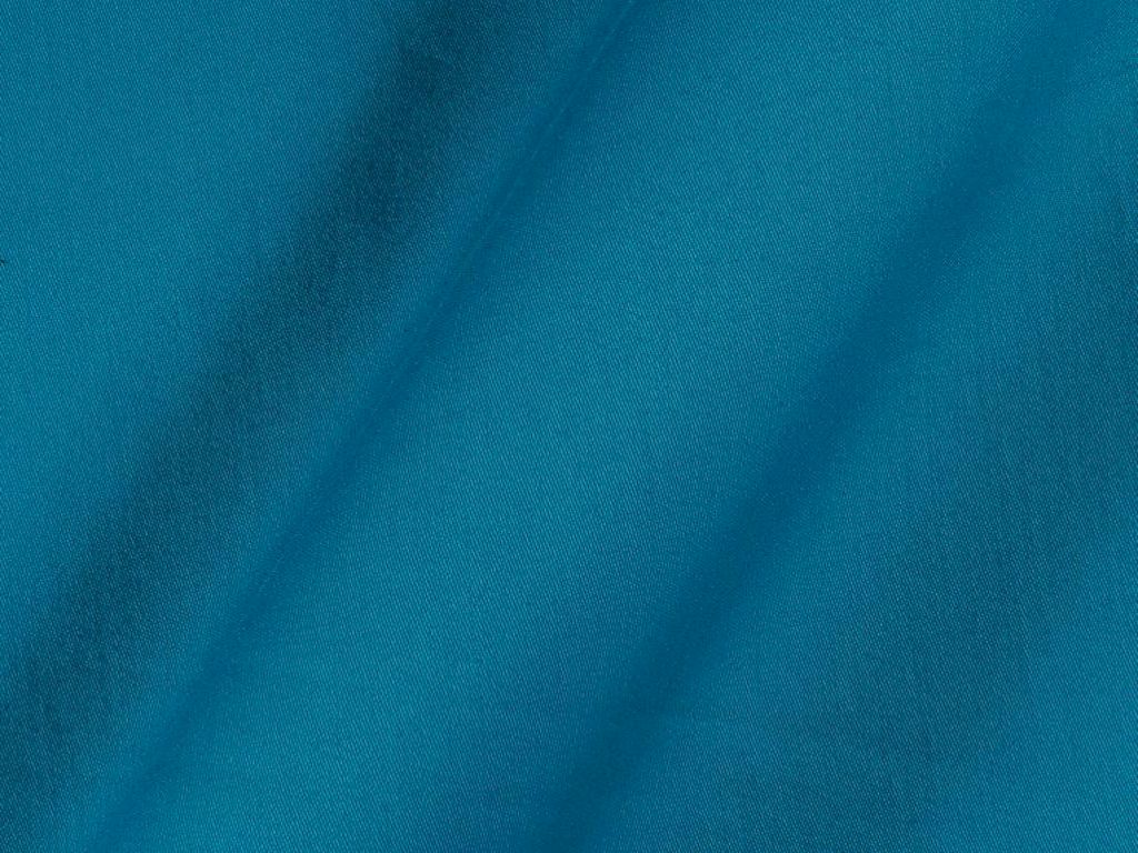 Ocean Blue Cotton Satin Plain Dyed Fabric