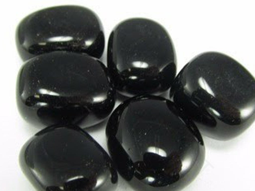 Black Quartz Tumble Beads | The Design Cart (4333700579397)