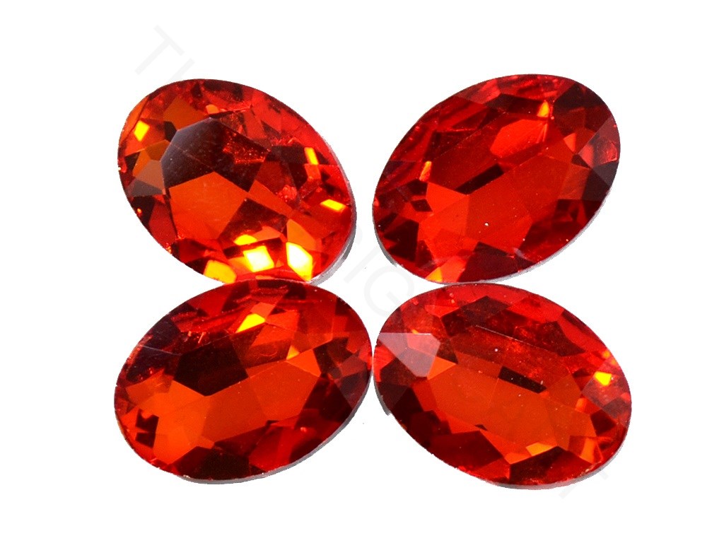 Red Orange Glass Stones | The Design Cart (3824461185058)