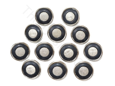 black-silver-stripes-acrylic-coat-buttons-st25419037