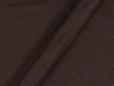 Coffee Brown Plain Butter Crepe Fabric