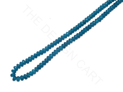 Blue Round Faceted Jade Semi Precious Stones | The Design Cart (3785189982242)