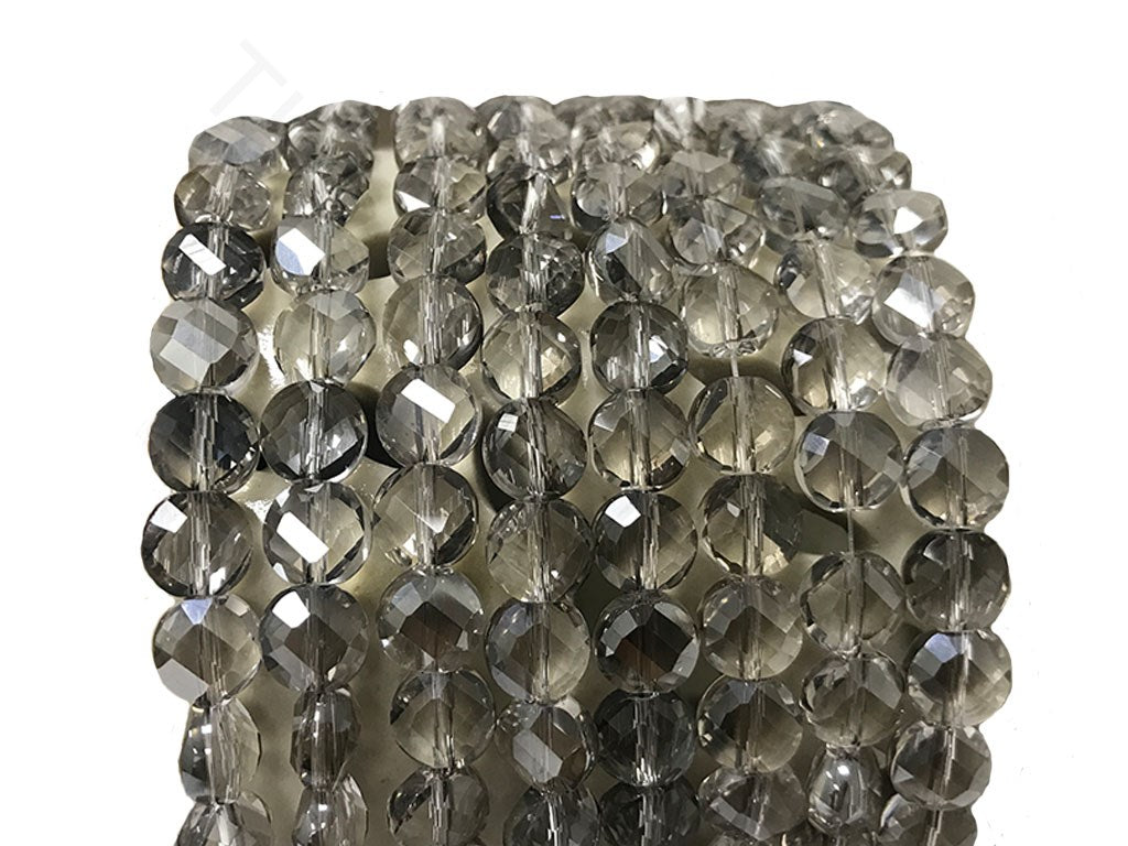 Black Transparent Faceted Crystal Beads | The Design Cart (4323288219717)