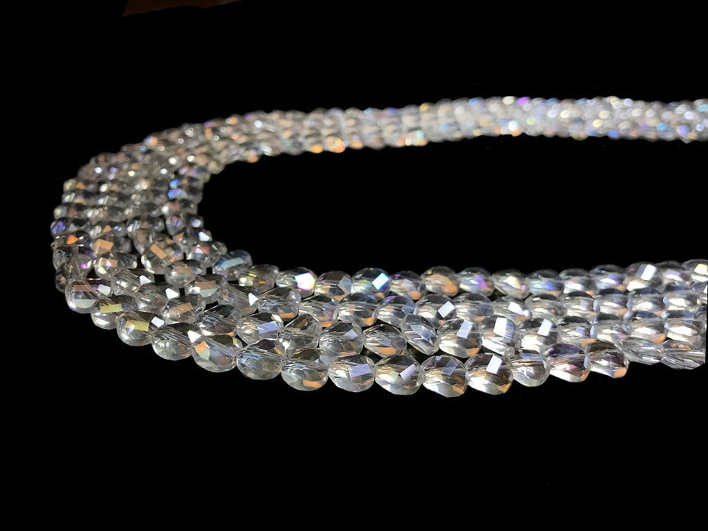 Light Pink Faceted Crystal Beads | The Design Cart (4323288350789)