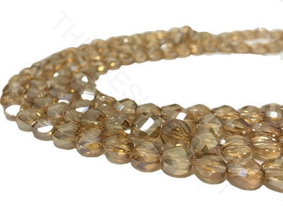 Light Brown Faceted Crystal Beads | The Design Cart (4323288383557)