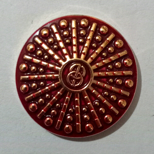 golden-maroon-chakra-designer-metal-buttons