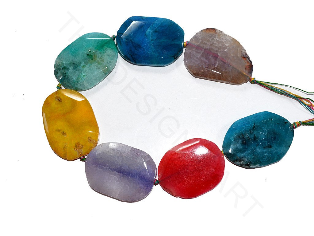 Multicolour Uncut Agate Stones | The Design Cart (3785169502242)