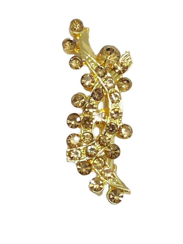 Golden Designer Brooch