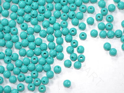 Turquoise Spherical Acrylic Beads | The Design Cart (3929885835298)