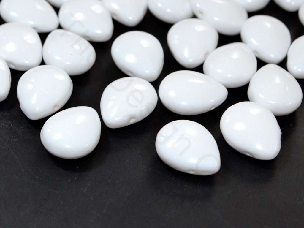 White Pip Czech Glass Beads | The Design Cart (1722764197922)