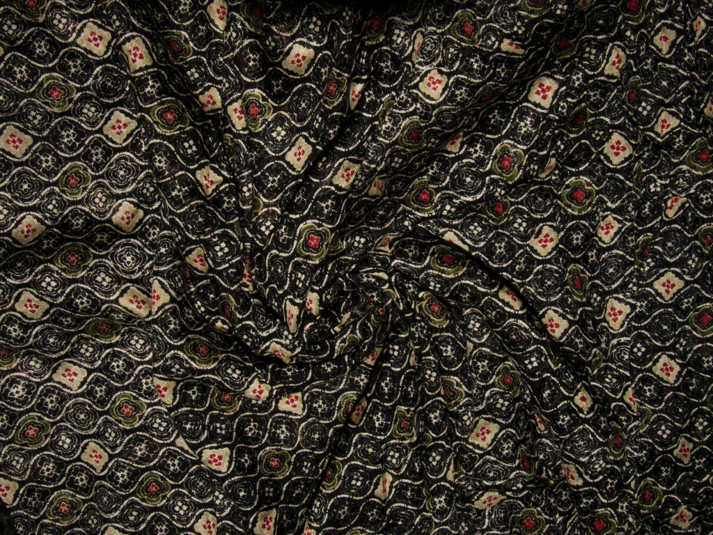 black-geometric-printed-cotton-crepe-fabric