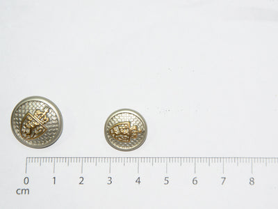 Water Golden Designer Acrylic Suit Buttons