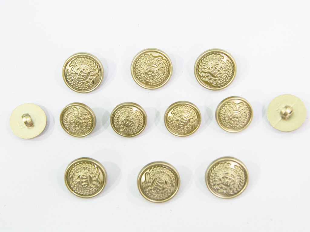 Golden Designer Acrylic Suit Buttons