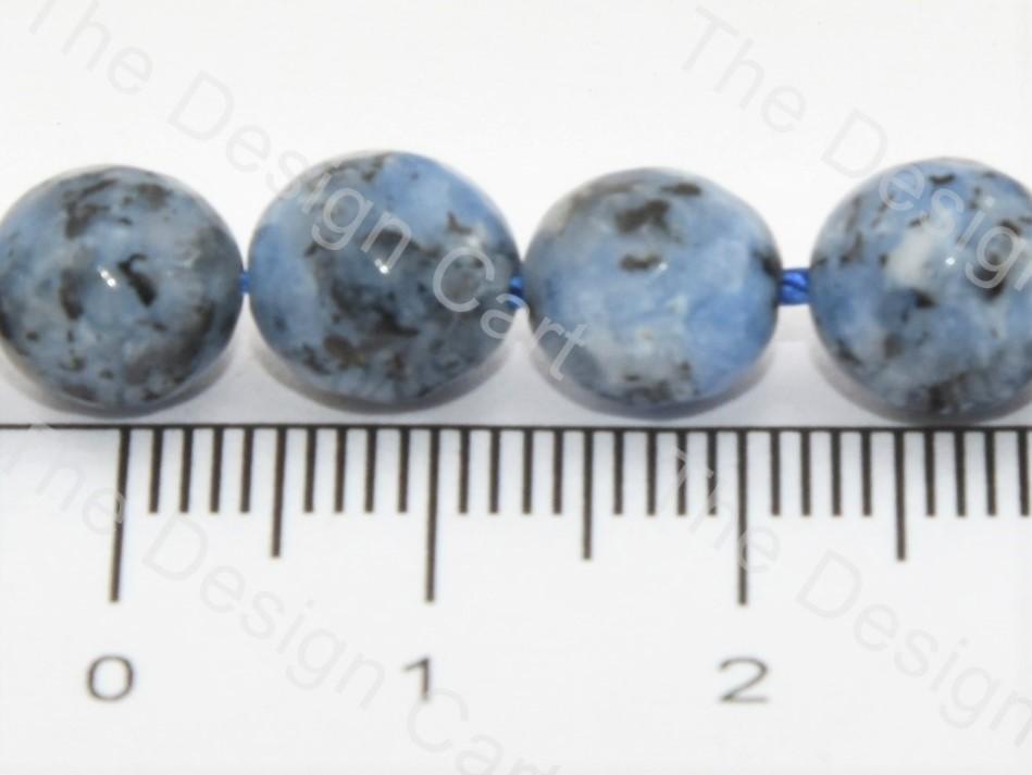 Blue Gray Black Rondelle Jade Quartz Stones - The Design Cart (395806015522)