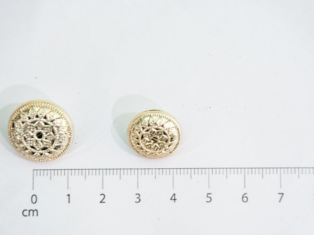 Golden Designer Acrylic Suit Buttons