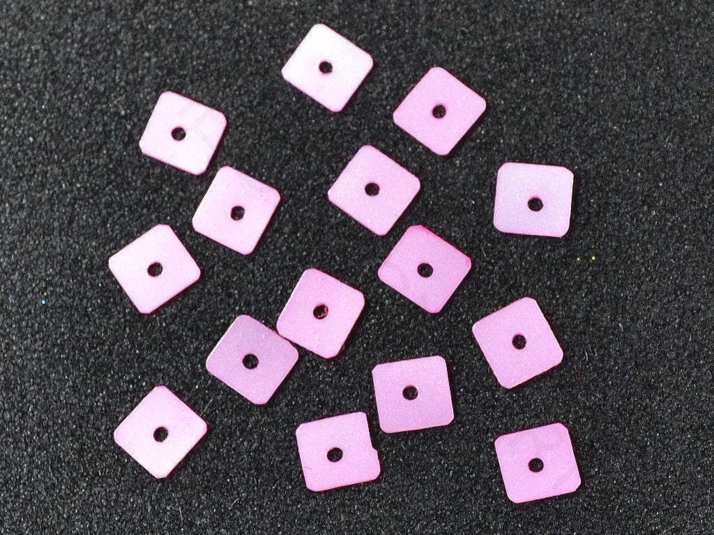 Pink Square Plastic Sequins | The Design Cart (3840768442402)