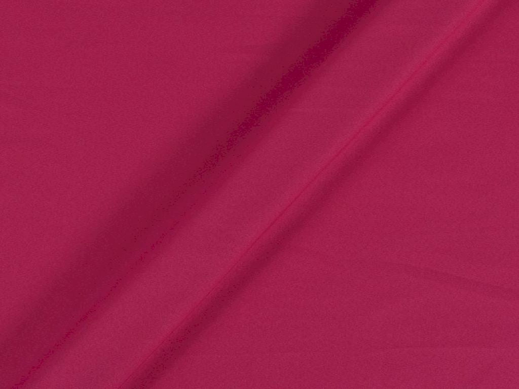 Raspberry Plain Butter Crepe Fabric