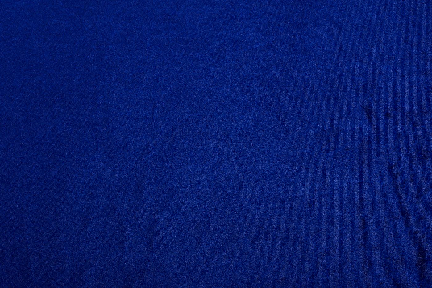 Royal Blue Plain Velour Velvet Fabric