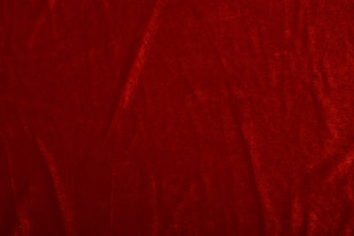 Maroon Plain Velour Velvet Fabric