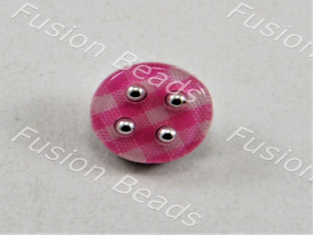 Button Design Mat Baby Pink Mat Design Acrylic Button
