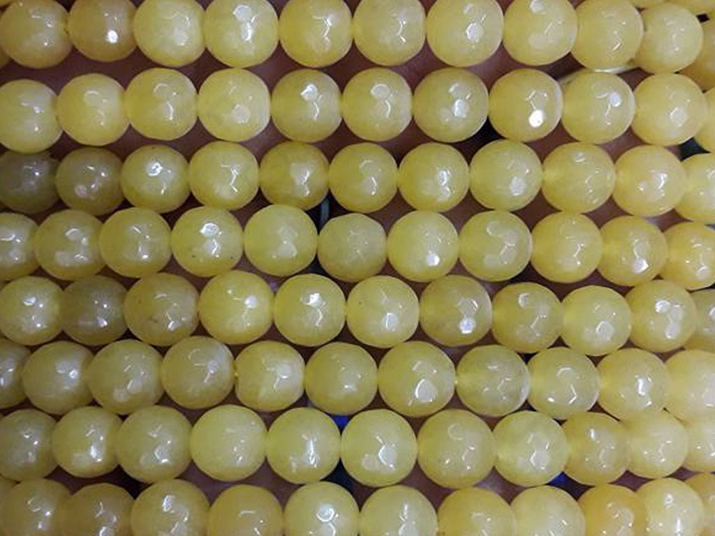 Light Yellow Circular Agate Stones | The Design Cart (4333701791813)