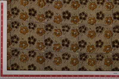 Multicolour Kalamkari  Cotton Cambric Fabric