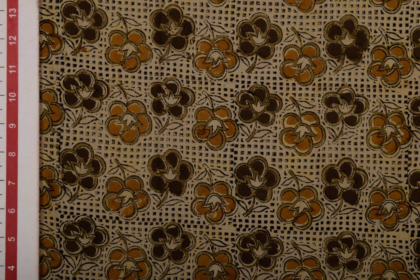 Multicolour Kalamkari  Cotton Cambric Fabric