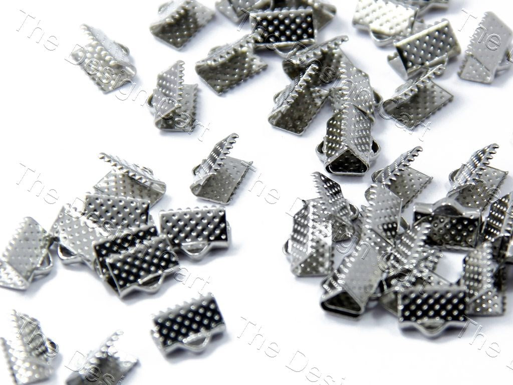 Silver Nickel Box Lock Spacer Beads | The Design Cart (1378217066530)