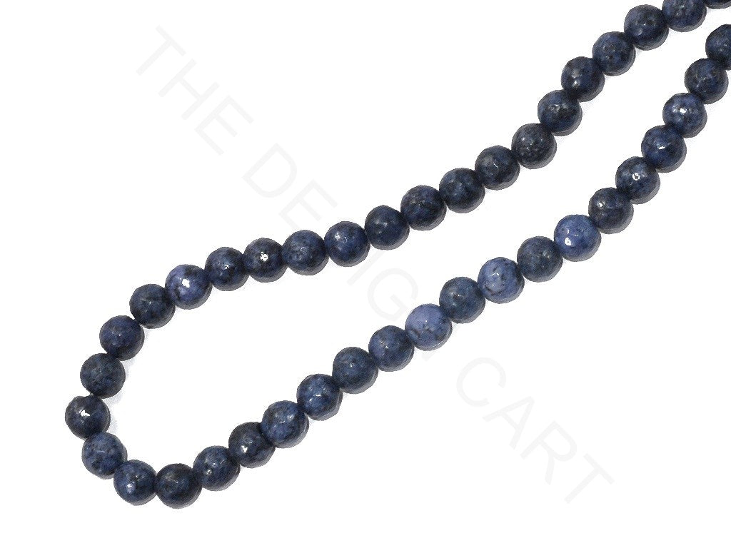 Stone Blue Round Jade Semi Precious Stones | The Design Cart (3785190735906)
