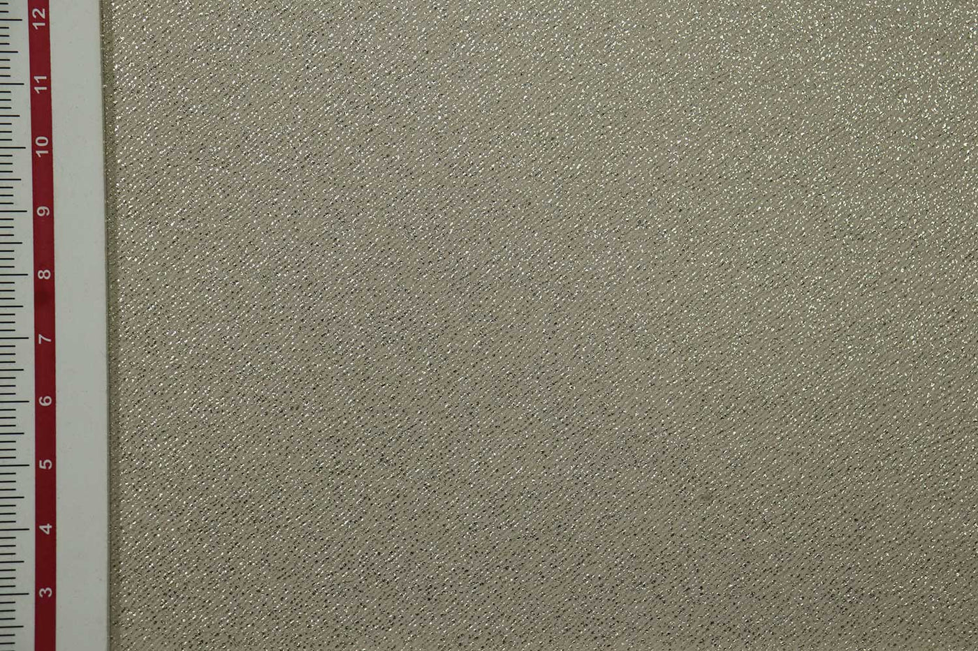 Golden Beige Foil Printed Knitted Fabric