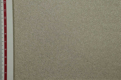 Golden Beige Foil Printed Knitted Fabric