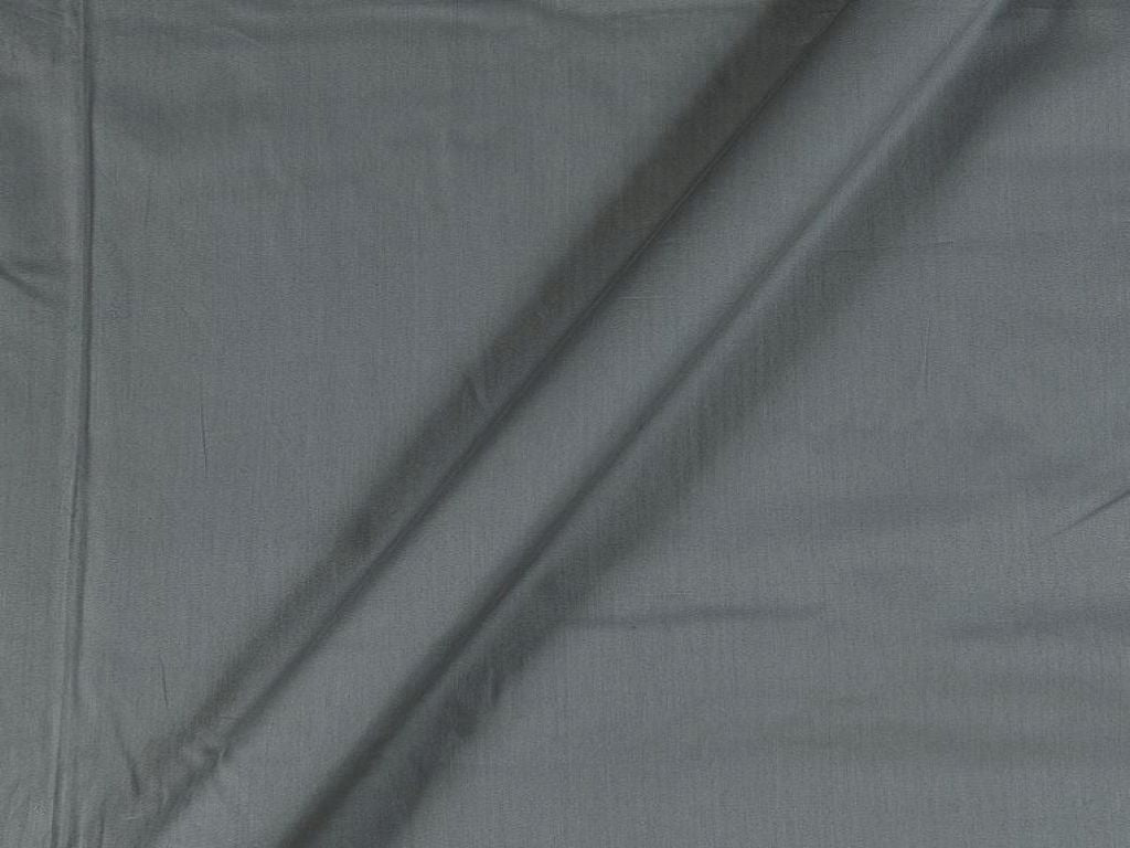 Ash Grey Cotton Satin Plain Dyed Fabric