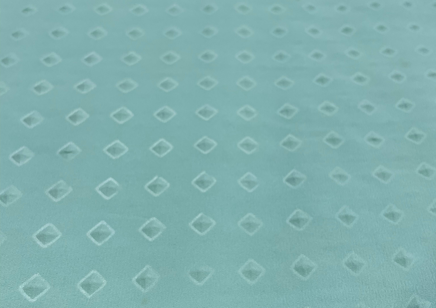 Sea Green Abstract Georgette Fabric