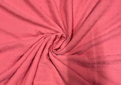 Carrot Pink Georgette Fabric