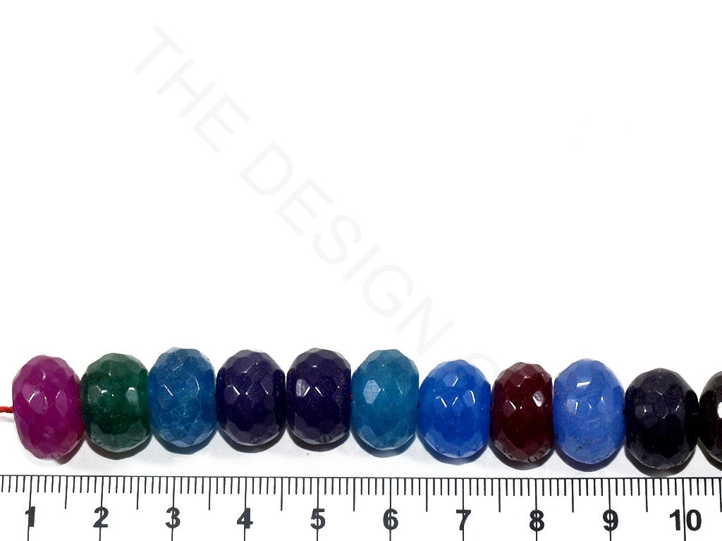 Multicolour Round Faceted 2 Agate Stones | The Design Cart (3785179168802)