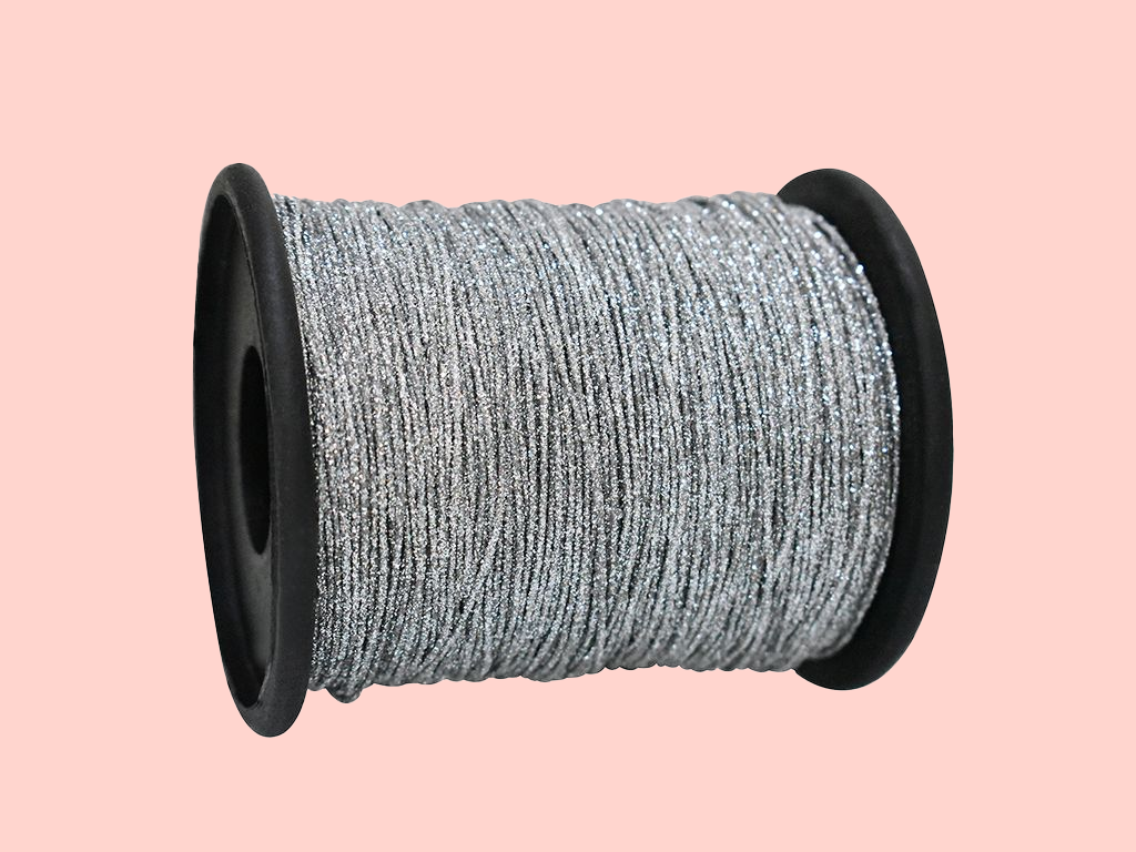 Silver Glitter Cord Dori