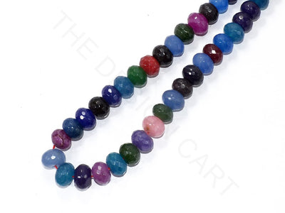 Multicolour Round Faceted 2 Agate Stones | The Design Cart (3785179168802)