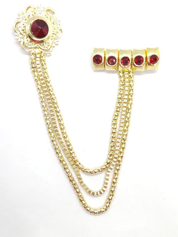 Golden Designer Brooch