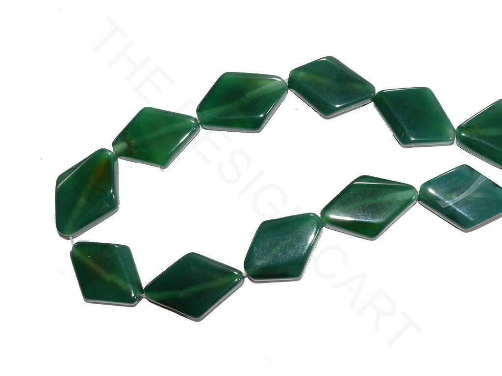 Dark Green Diamond Agate Stones | The Design Cart (3785169731618)