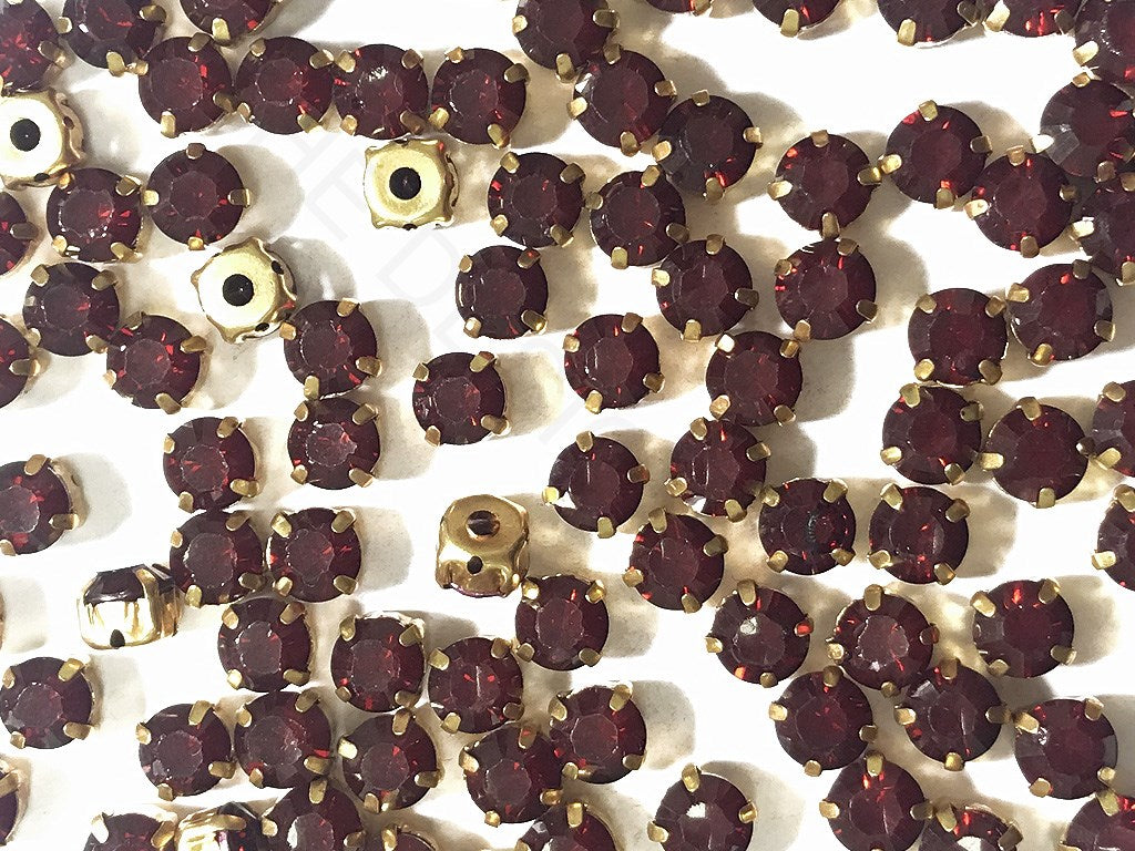 Maroon Glass Stones with Catcher | The Design Cart (4323288678469)