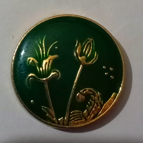 green-golden-flower-design-metal-buttons