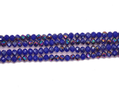 Dark Blue Double Tone Crystal Beads